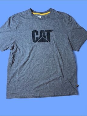 Gray CAT Caterpillar Tee XL